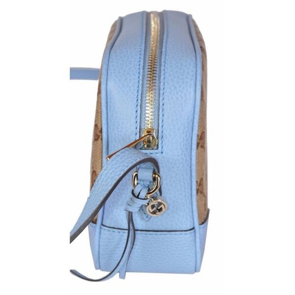 Gucci Canvas Leather GG Guccissima BREE Crossbody - Picture 3 of 8